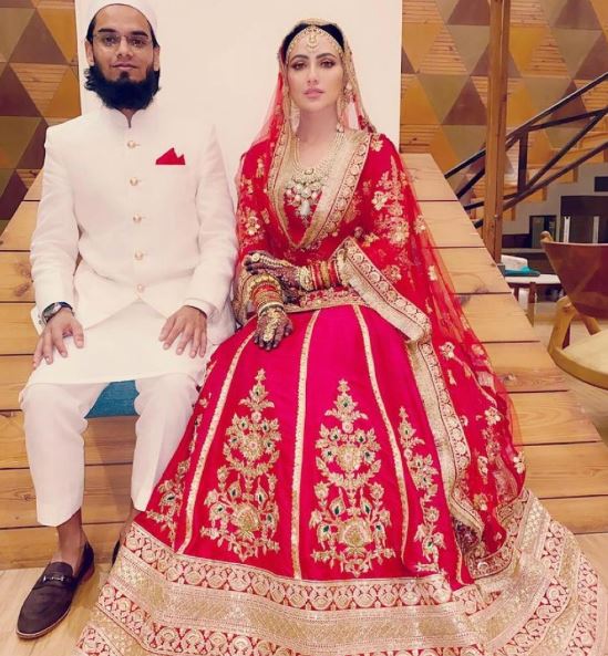 sana khan wedding with maulana anus
