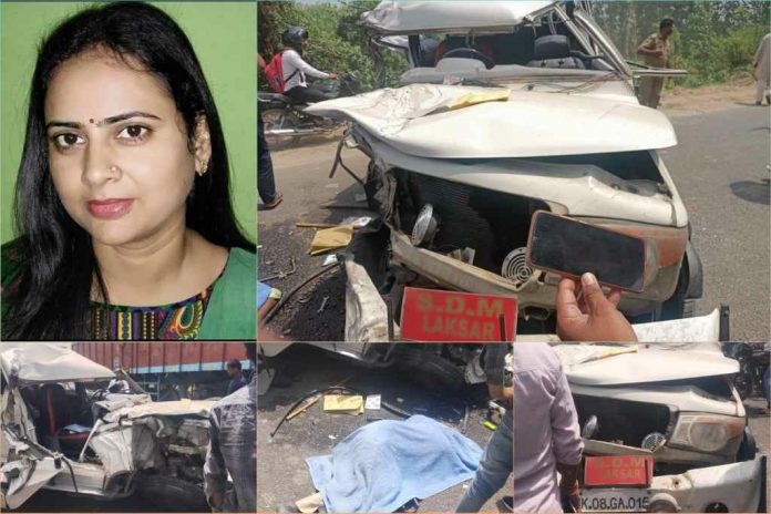 Road Accident Haridwar sdm-laksar-sangeeta-kannaujiya