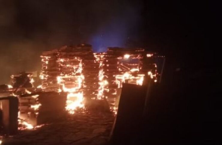 Fire Caught in Uttarakashi