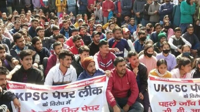 Uttarakhand youth protest