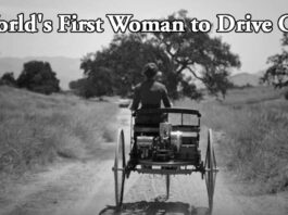First Woman to Drive Car