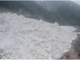 Glacier broken in Dharchula