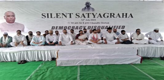 Congress satyagraha today