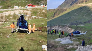 KEDARNATH HELICOPTER EMERGENCY LANDING