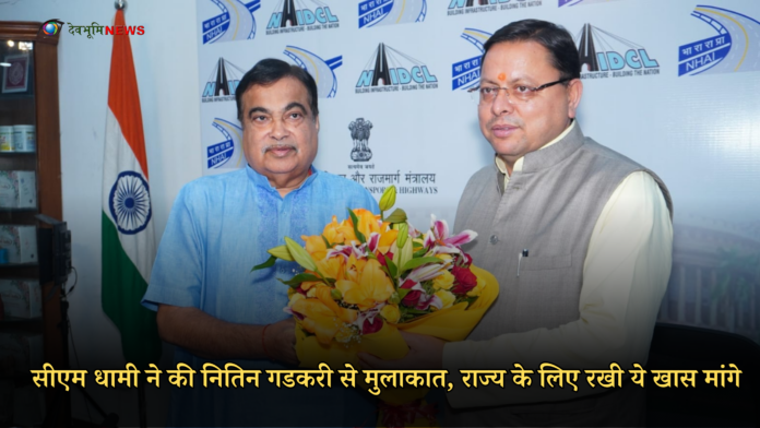 CM DHAMI MET NITIN GADKARI