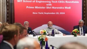 PM MODI MEETS TECH CEO