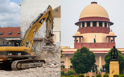 सुप्रीम कोर्ट ने 1 अक्टूबर तक बुलडोजर एक्शन पर लगाई रोक BULLDOZER ACTION UPDATE