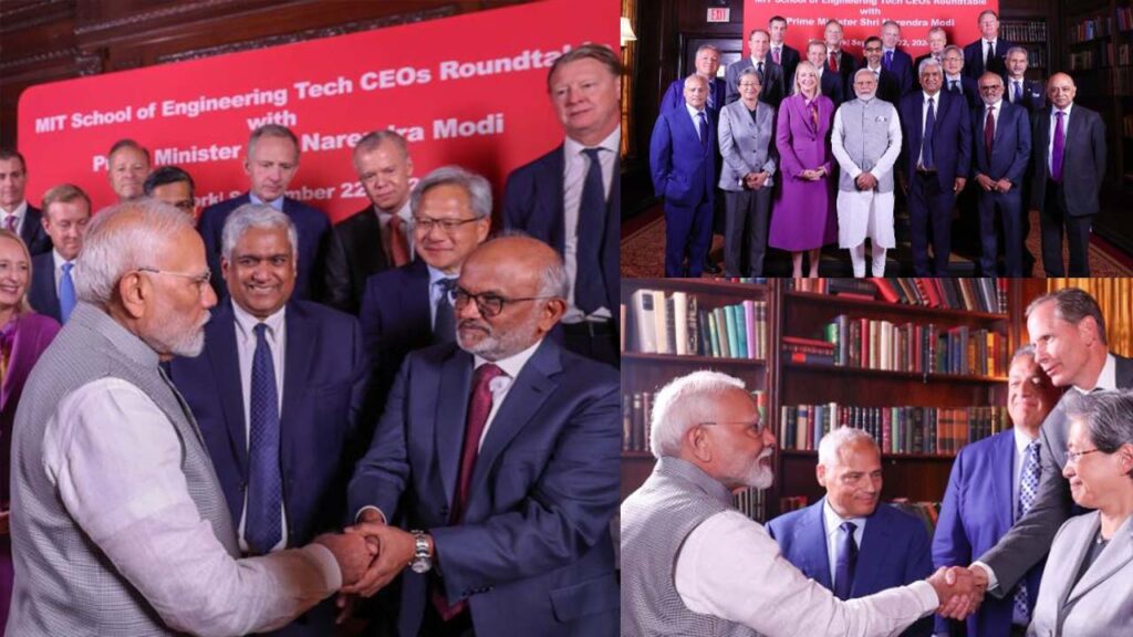 PM MODI MEETS TECH CEO