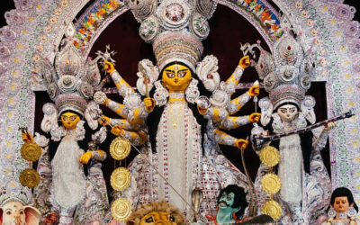 शक्ति उपासना का महापर्व दुर्गा पूजा आज से शुरू, देवी मां के पंडालों ने बिखेरी रौनक DURGA POOJA