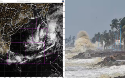 ओडिशा और बंगाल में चक्रवात ‘दाना’ का हाई अलर्ट, स्कूल-कॉलेज बंद DANA CYCLONE