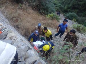 CAR ACCIDENT IN DWARKHAL