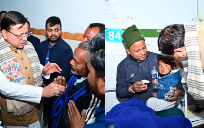 सीएम पुष्कर सिंह धामी ने हल्द्वानी में भीमताल बस हादसे के घायलों का हाल लिया CM DHAMI HALDWANI HOSPITAL VISIT