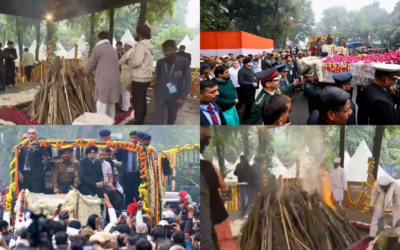 पंचतत्व में विलीन हुए मनमोहन सिंह, पूरे देश ने नम आँखों से दी श्रद्धांजलि MANMOHAN SINGH