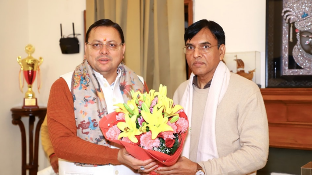 CM DHAMI MEETS SPORTS MINISTER