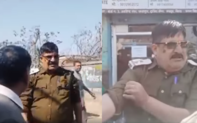 पुलिसकर्मी और बीजेपी नेता के बीच सड़क पर जमकर मारपीट, एक निलंबित, दूसरा गिरफ्तार! POLICE VS BJP LEADER CLASH