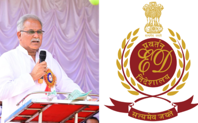 छत्तीसगढ़ के पूर्व सीएम भूपेश बघेल उनके बेटे के ठिकानों पर ED का छापा BHUPESH BAGHEL ED RAID