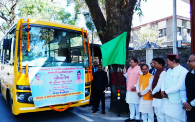 उत्तरकाशी में क्लस्टर विद्यालयों के लिए चलेंगी 15 बसें, मुख्यमंत्री धामी ने दिखाई हरी झंडी BUSES FOR CLUSTER SCHOOLS