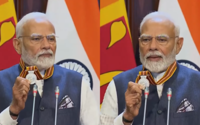 पीएम मोदी को मिला ‘श्रीलंका मित्र विभूषण’ सम्मान, श्रीलंका के तीन दिवसीय दौरे पर हैं पीएम PM MODI SRI LANKA VISIT