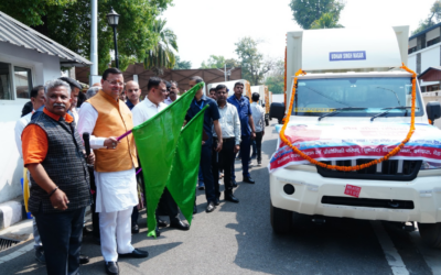 सीएम धामी ने 9 मोबाइल साइंस लैब्स को हरी झंडी दिखाकर किया रवाना, लैब ऑन व्हील्स के दूसरे चरण का हुआ शुभारंभ LAB ON WHEELS UTTARAKHAND