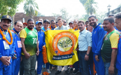 चौथी खेलो मास्टर्स नेशनल चैंपियनशिप के लिए उत्तराखंड की टीम रवाना, सीएम धामी ने किया रवाना KHELO MASTERS NATIONAL CHAMPIONSHIP 2025