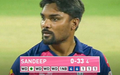 IPL 2025 में संदीप शर्मा ने बना दिया अनोखा रिकॉर्ड, एक ओवर में फेंक डाली इतनी गेंद SANDEEP SHARMA