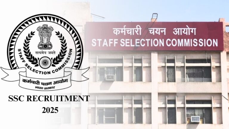SSC RECRUITMENT 2025