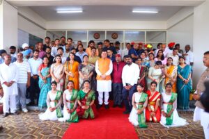 CM Dhami in Khatima