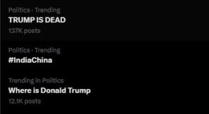 Trump is Dead