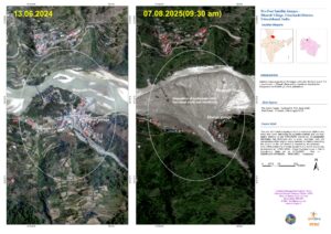 DHARALI ISRO SATELLITE PHOTO