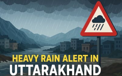 उत्तराखंड में पिछले 24 घंटे से लगातार हो रही बारिश, जनजीवन हुआ अस्त-व्यस्त, स्कूल बंद, सड़कें बाधित UTTARAKHAND RAIN