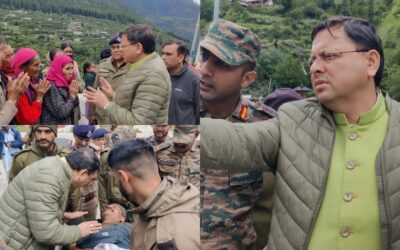धराली आपदा प्रभावितों से मिले मुख्यमंत्री, राहत और बचाव कार्य युद्धस्तर पर जारी DHARALI DISASTER RELIEF