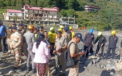 धराली में युद्धस्तर पर राहत-बचाव कार्य, सेना से लेकर SDRF सभी मोर्चे पर सक्रिय DHARALI RESCUE OPERATION