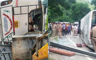 TEHRI BUS ACCIDENT