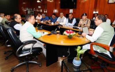 सीएम धामी ने सचिवालय में ली एक उच्च स्तरीय बैठक, अधिकारियों को दिये ये निर्देश CM DHAMI