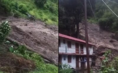 थराली में भारी बारिश से फिर हुआ नुकसान, सगवाड़ा गांव में मकान मलबे में दबा THARALI LANDSLIDE NEWS