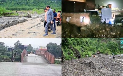 देहरादून में भारी बारिश से मची तबाही, सहस्रधारा और मालदेवता में हुआ नुकसान, कई नदियां उफान पर, हरिद्वार हाईवे पर पुल बहा DEHRADUN HEAVY RAIN