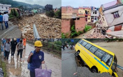 देहरादून में बादल फटने से मची तबाही, दो पुल बहे, कई जगहों पर जलभराव DEHRADUN FLOODS