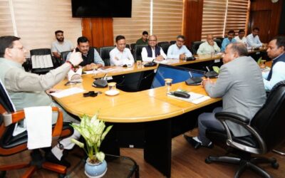 केंद्रीय टीम ने किया आपदा से हुए नुकसान का आकलन, सीएम धामी से की मुलाकात DISASTER MANAGEMENT IN UTTARAKHAND