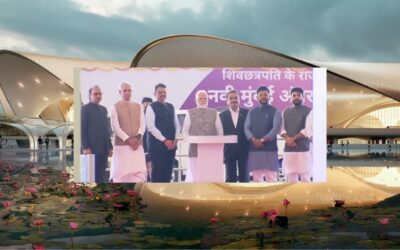 पीएम मोदी ने किया नवी मुंबई इंटरनेशनल एयरपोर्ट का उद्घाटन, विकास की कई परियोजनाओं की दी सौगात NAVI MUMBAI INTERNATIONAL AIRPORT
