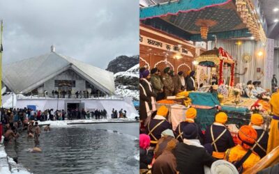 हेमकुंट साहिब के कपाट शीतकाल के लिए बंद, इस बार रिकॉर्ड श्रद्धालुओं ने किए दर्शन HEMKUND SAHIB CLOSING