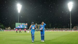 рднрд╛рд░рдд-рдСрд╕реНрдЯреНрд░реЗрд▓рд┐рдпрд╛ рдкрд╣рд▓рд╛ рдЯреА-20 рдмрд╛рд░рд┐рд╢ рдореЗрдВ рдзреБрд▓рд╛, 9.4 рдУрд╡рд░ рдХреЗ рдЦреЗрд▓ рдХреЗ рдмрд╛рдж рдореИрдЪ рд╣реБрдЖ рд░рджреНрдж IND vs AUS T20