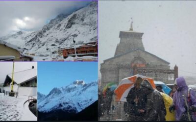 उत्तराखंड में ठंड ने दी दस्तक, पहाड़ों की चोटियां सफेद बर्फ से ढकीं, मैदान में बारिश ने बढ़ाई कंपकंपी UTTARAKHAND WINTER