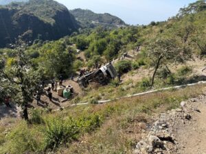 TEHRI BUS ACCIDENT