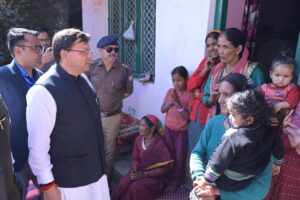CM DHAMI IN RUDRAPRAYAG