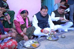 CM DHAMI IN RUDRAPRAYAG