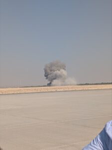 DUBAI AIRSHOW TEJAS CRASH
