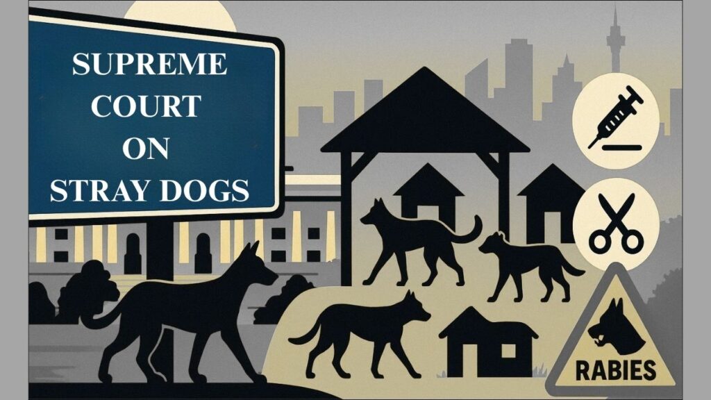 SUPREME COURT ON STRAY DOGS