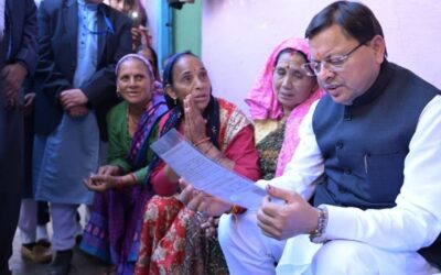 CM DHAMI IN RUDRAPRAYAG