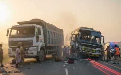 TELANGANA BUS ACCIDENT