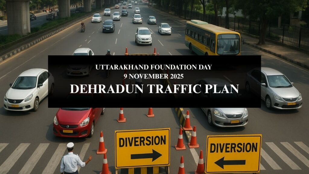 9 NOVEMBER DEHRADUN TRAFFIC PLAN